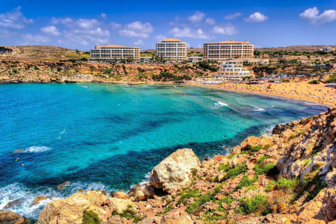 Malta - Bugibba - obóz rekreacyjny - wylot z Gdańska