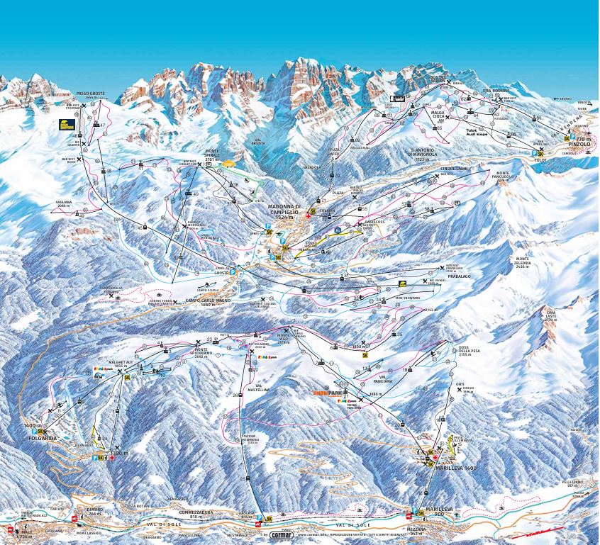 Obóz narciarski dla młodzieży - Włochy, Val di Sole