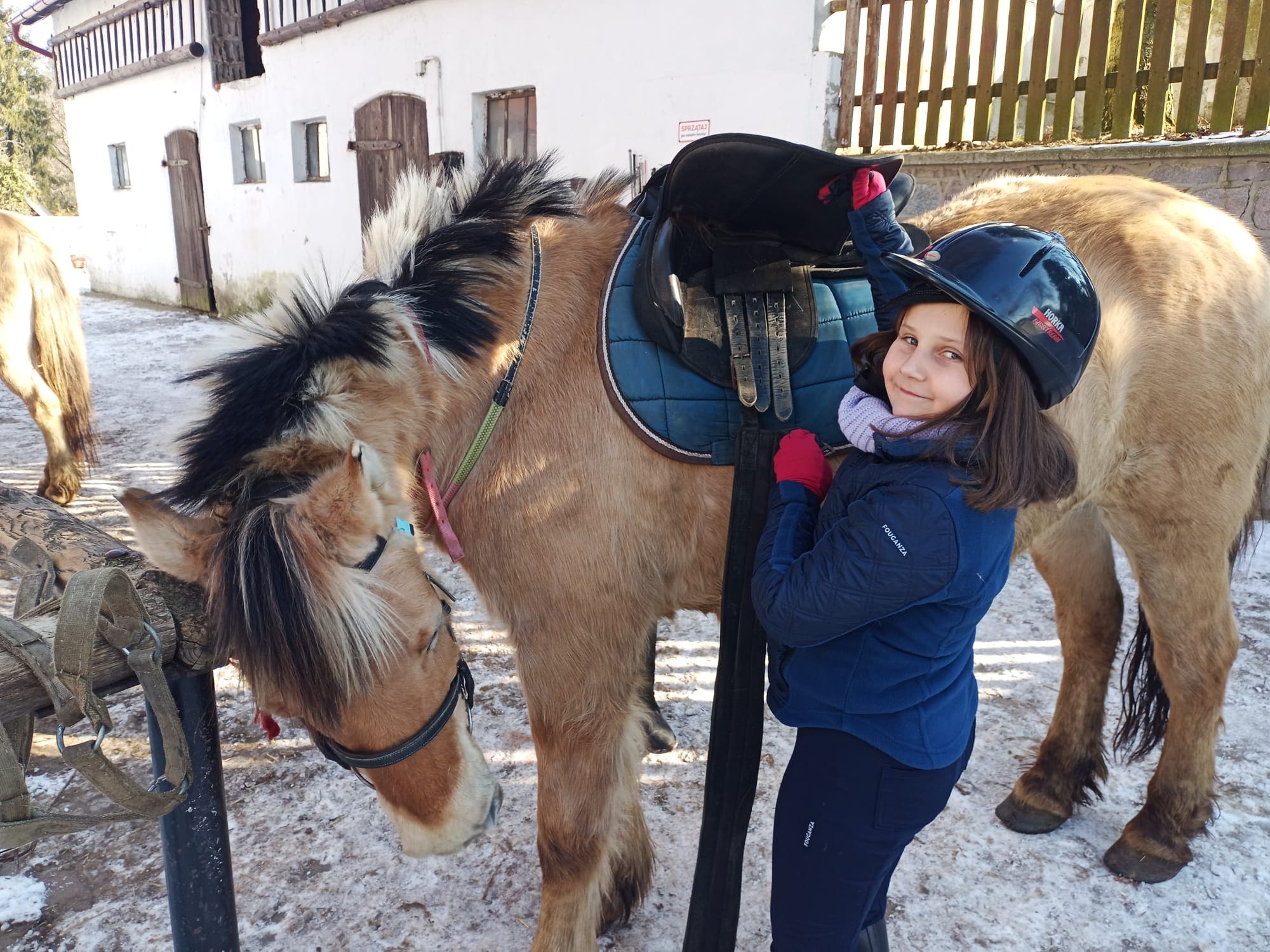 Zimowy obóz przygodowy z jazdą konną i Hobby Horse