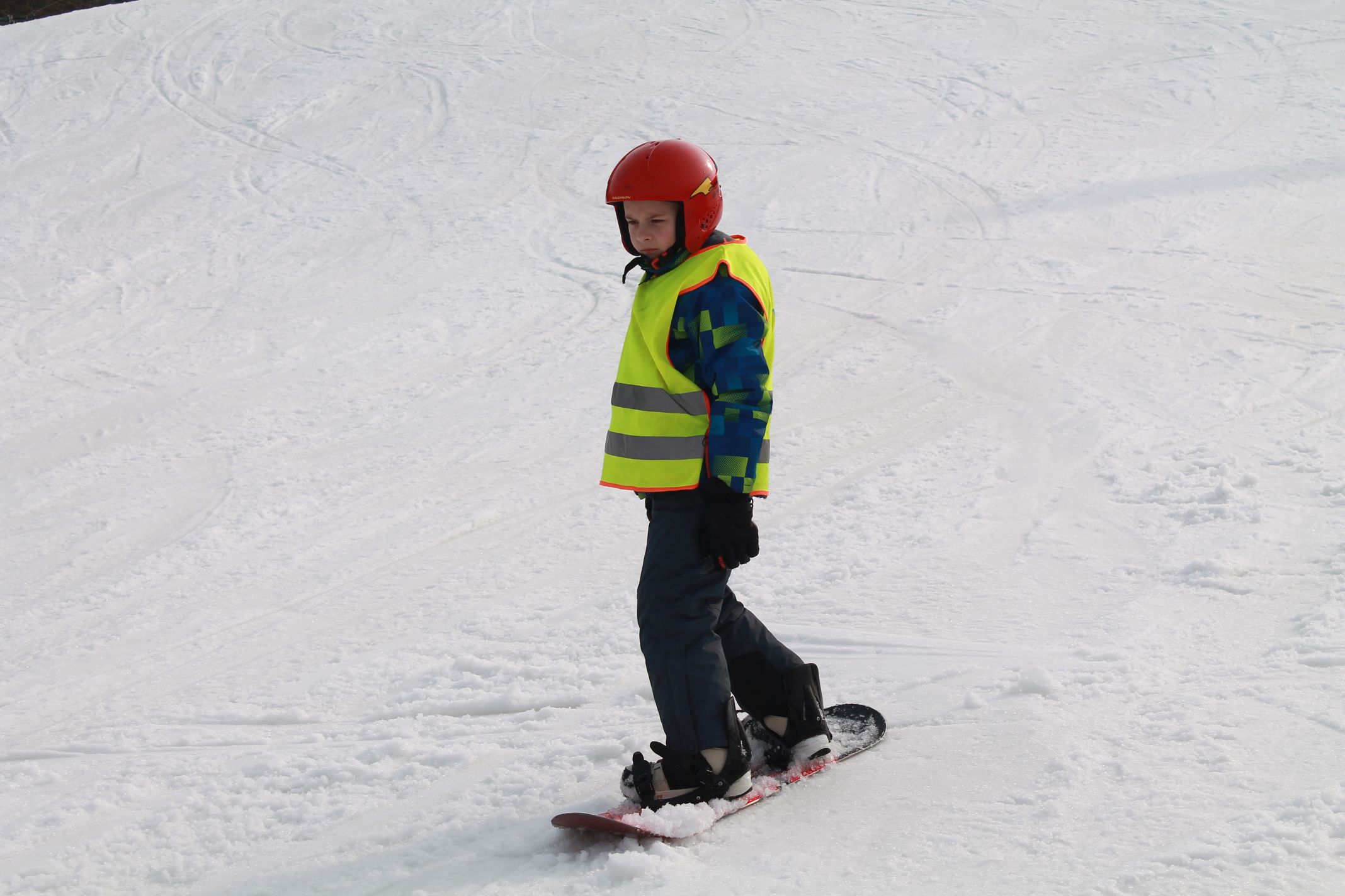 Pierwsze kroki ze snowboardem - Kaszuby